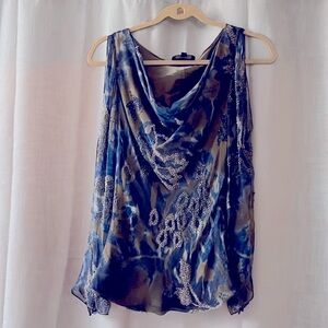 Elegant Vintage Carmen Marc Volvo Collection top beautifully embellished